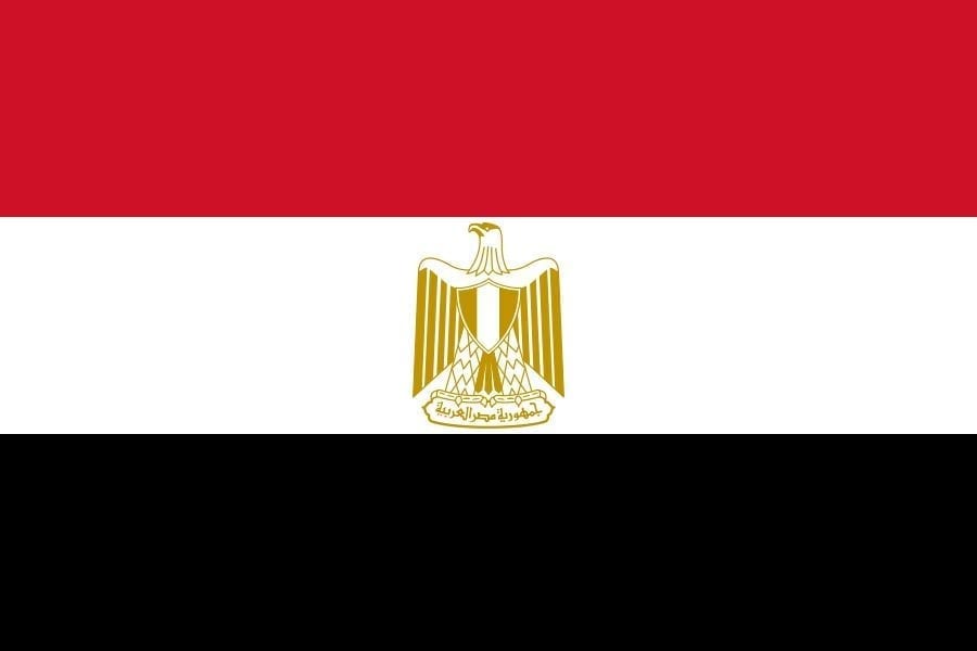 Egypt Egypte vlag