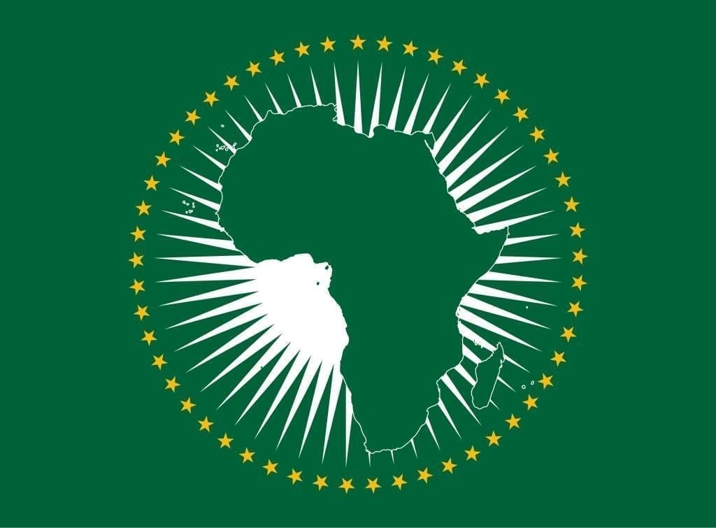 Over instelling uitdrukking Flipper Koop hier uw Afrikaanse Unie vlag bij Wereldvlaggen.nl