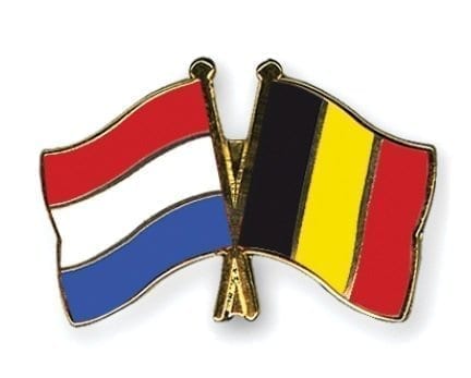 lekkage Voorzichtig Scheiden Koop hier uw Nederland Belgie vlag Vriendschapsspeldje bij Wereldvlaggen.nl