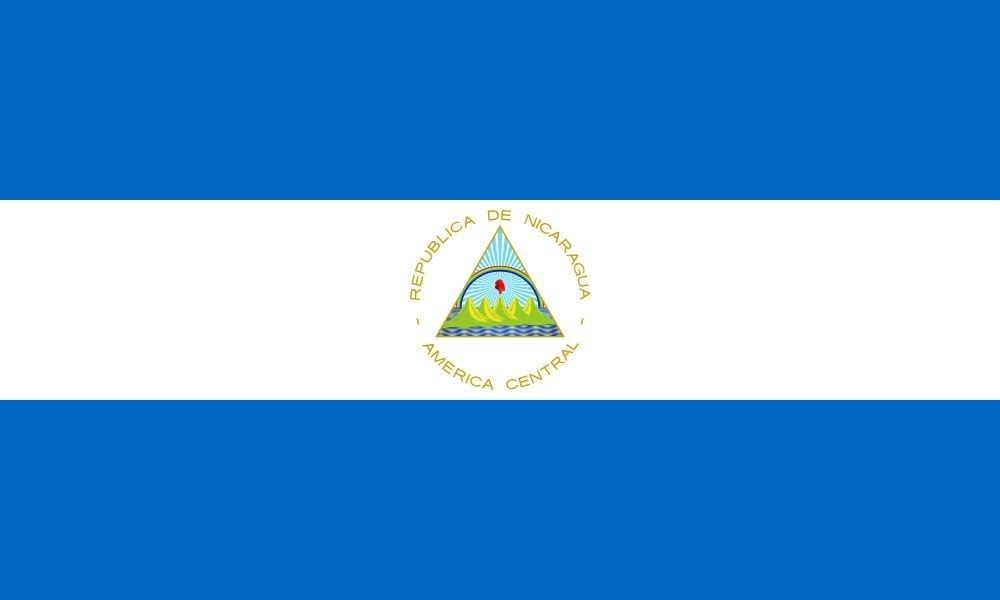 Welke Scheur Schema Koop hier uw Nicaragua vlag bij Wereldvlaggen.nl