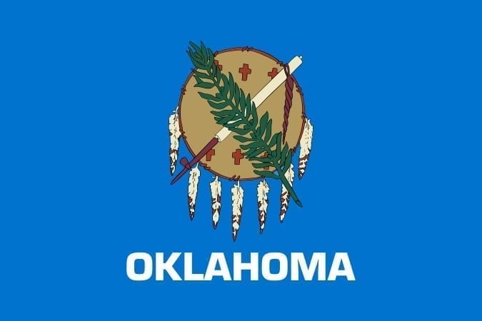 Oklahoma State vlag