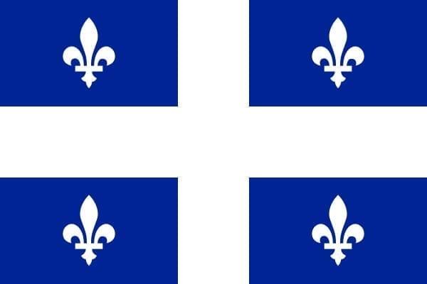 Opknappen Distributie plafond Koop hier uw Quebec Province vlag bij Wereldvlaggen.nl