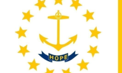 Rhode Island State vlag