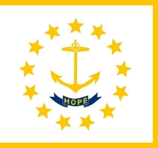 Rhode Island State vlag