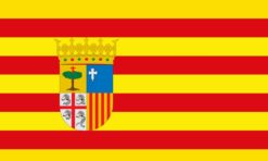Aragon vlag wereldvlaggen
