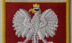 Polen patch vlag met adelaar