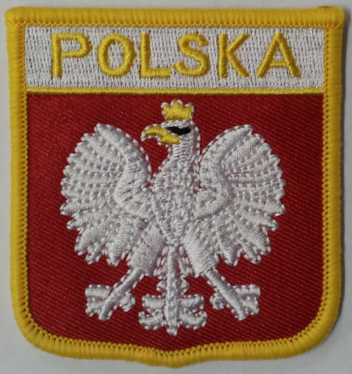 Polen patch vlag met adelaar