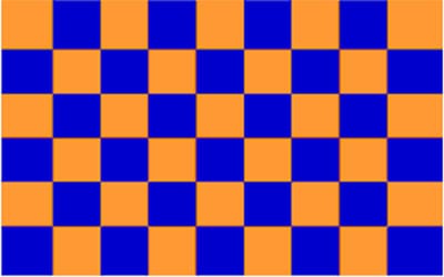totaal Grijpen kant Koop hier uw Geblokte blauw oranje bij Wereldvlaggen.nl