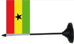 Ghana flag table flag