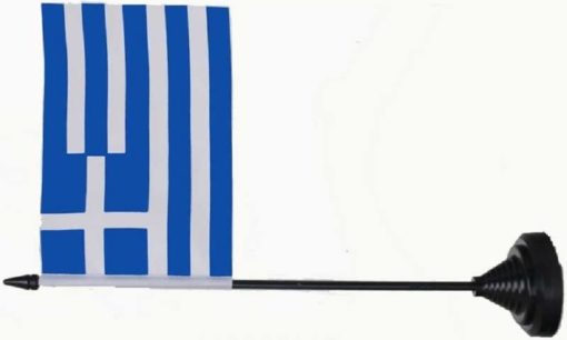 Greece flag table flag