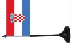 Croatia table flag