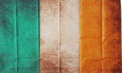 Ireland Irish grunge flag