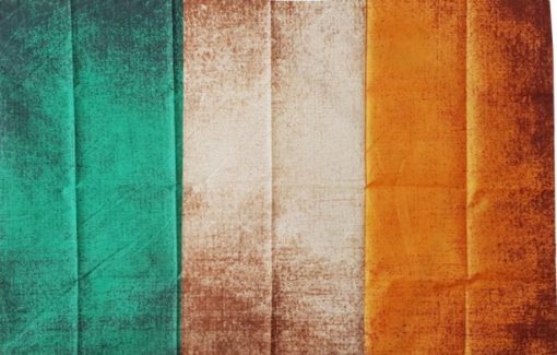 Ierland-grunge-vlag