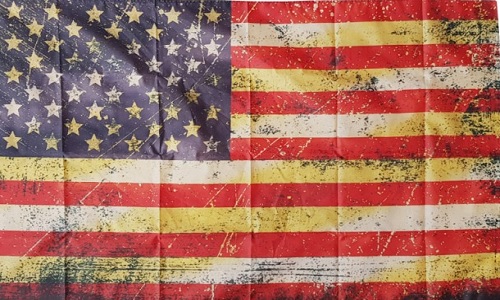 USA-grunge-vlag