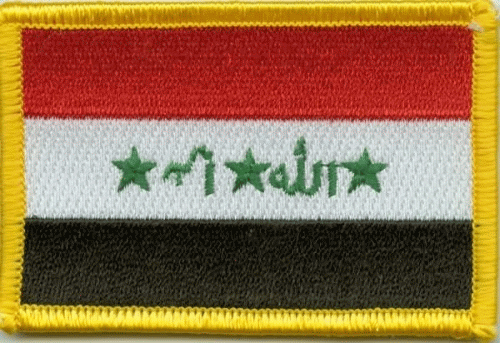 Iraq Flag Vlag patch