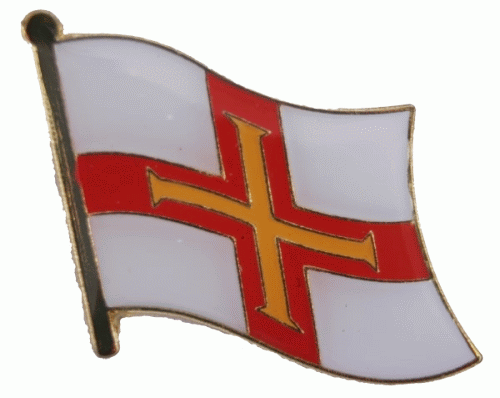 Guernsey Island flag pin