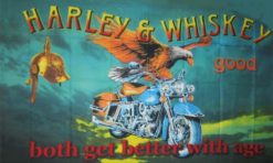 Harleys and Whiskey flag