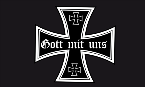 Gott Mit Uns Iron Cross German Historical flag