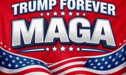Trump Forever Maga flag