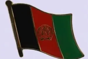 Afghanistan flag lapel pin