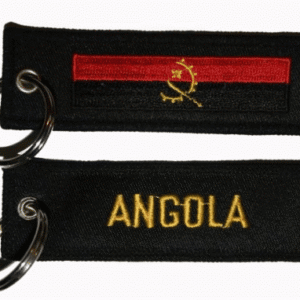Angola flag Keyring