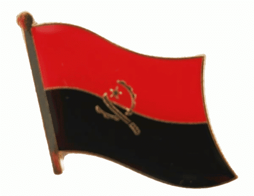 Angola flag Pin