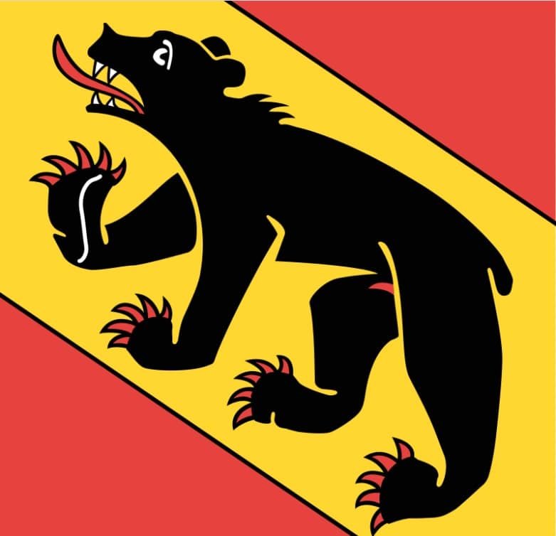 Bern canton flag Switzerland