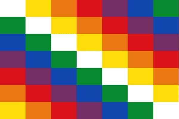 Bolivia Wiphala flag