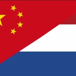 Netherlands China friendship flag