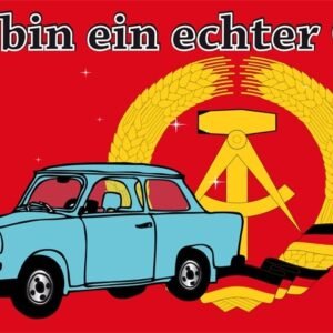 East Germany DDR Ossi Trabant flag
