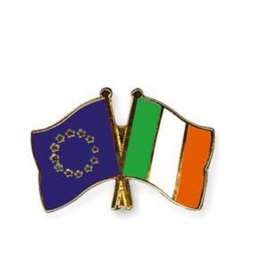 Europe Ireland flag Friendship Pin