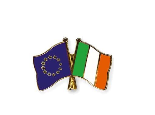 Europe Ireland flag Friendship Pin