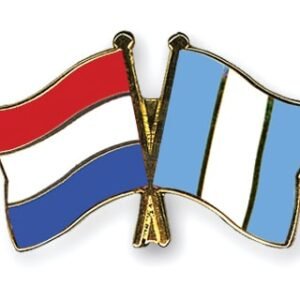 Netherlands Guatemala flag friendship pin