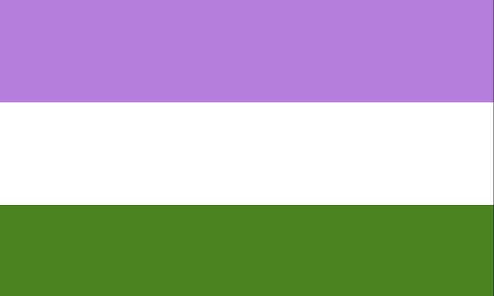 Genderqueer Non Binary pride flag