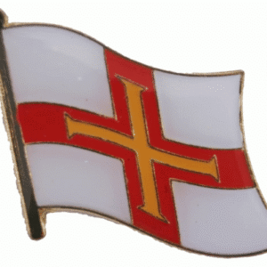 Guernsey Island flag pin