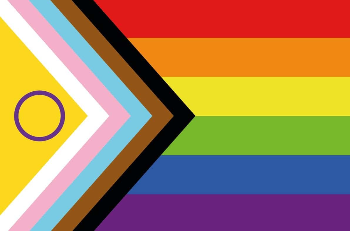 Intersex-inclusive Pride Rainbow flag