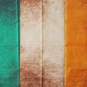 Ireland Irish grunge flag