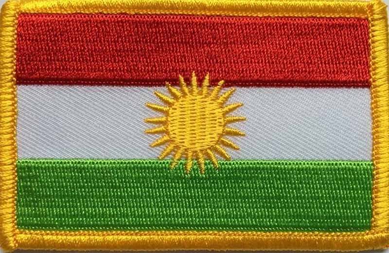 Kurdistan flag patch