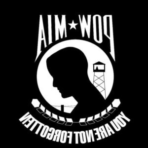 POW MIA Prisoner of War Reverse flag