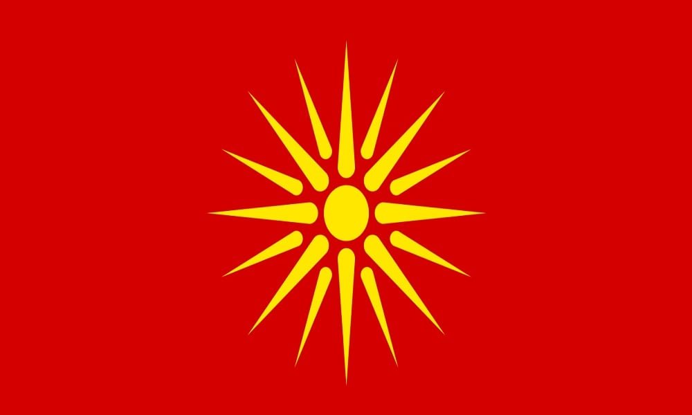 Macedonia flag 1992