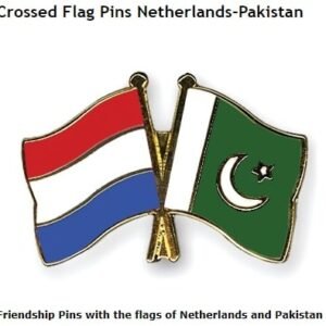 Netherlands Pakistan flag friendship pin