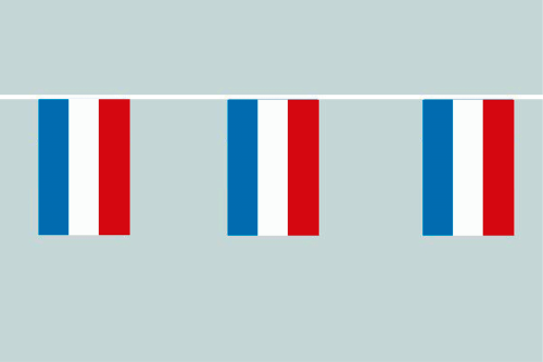 Netherlands flag bunting 6m long