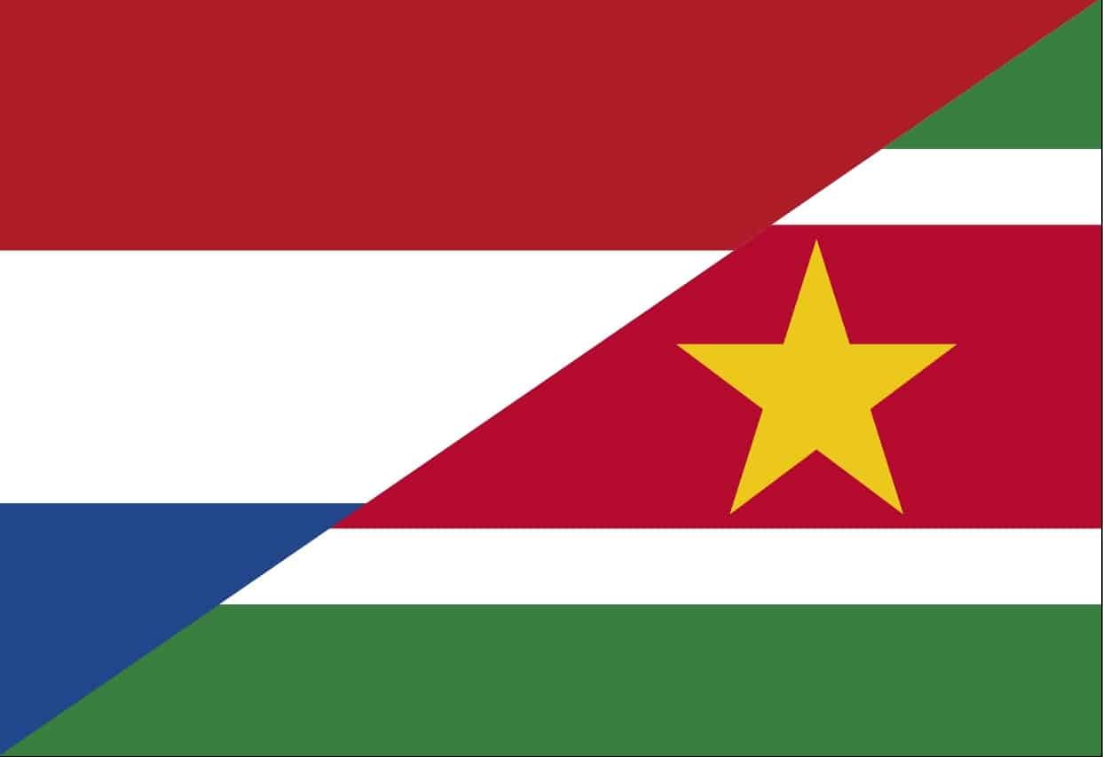 Nederland Suriname combivlag