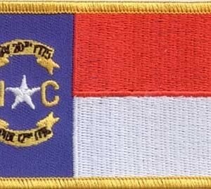 North Carolina State flag patch