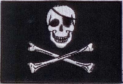 Pirate flag patch Skull Crossbones