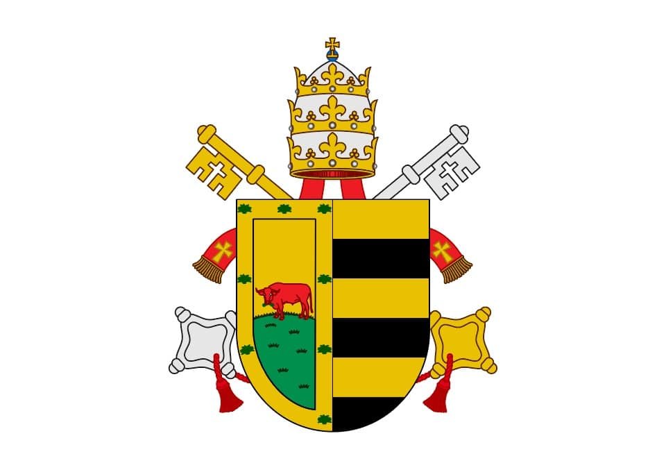 Pope Alexander VI Crest flag