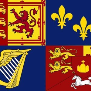 Royal Standard of Great Britain under the House of Hanover from 1714 to 1800