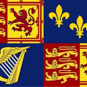 Royal Standard of the House of Stuart, under Queen Anne after the Acts of Union 1707–1714