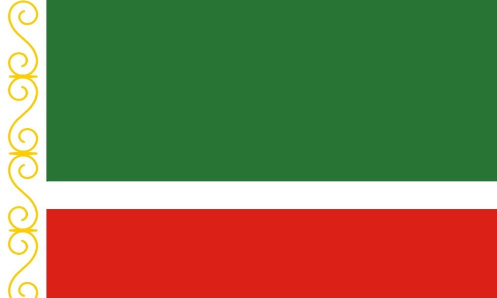 Tsjetsjen Republic flag