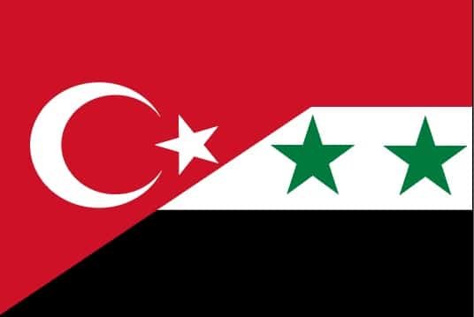 Turkey Syria Friendships flag